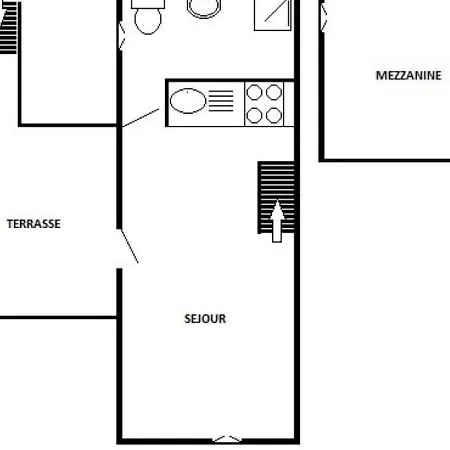 Avec Mezzanine, 4 Pers, à 250m, Parking Privé, Commerces à Proximité - Fr-1-81-43 Appartement