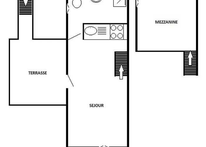 Avec Mezzanine, 4 Pers, à 250m, Parking Privé, Commerces à Proximité - Fr-1-81-43 Apartamento